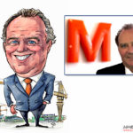 Cartoongemälde Agnes Karikaturen Bild ab Foto gemalt: Migros