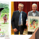 Cartoongemälde Agnes Karikaturen Bild ab Foto gemalt: Gemeindeweibel Gemeinde Kerns