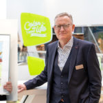 Cartoongemälde Agnes Karikaturen Bild ab Foto gemalt: Westside Bern